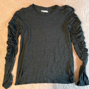 We The Free Natasha Ruffle Sleeve Top